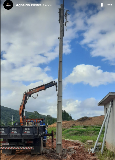 instalando poste